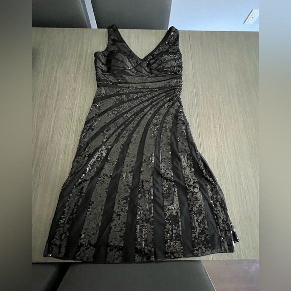 JS Collection Black Sequin Dress - Picture 3 of 6